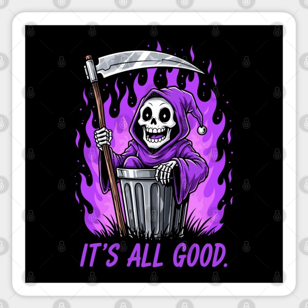 It's All Good Sticker by enrynz